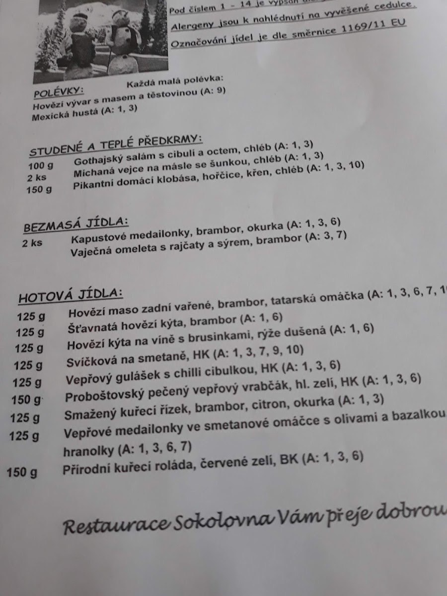 Menu Sokolovna Restaurant-4