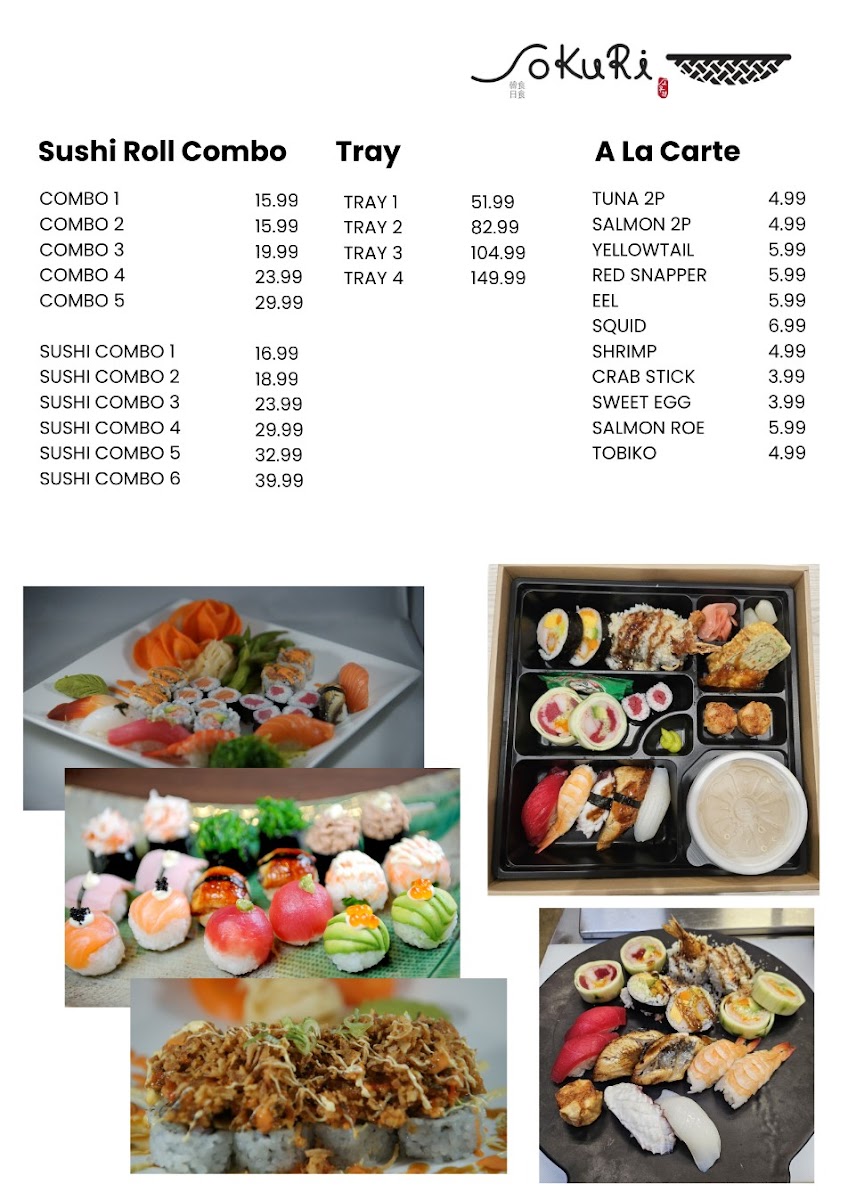 Menu Sokuri-8
