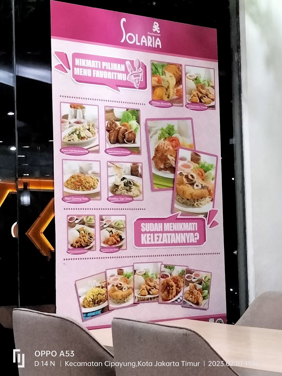 Menu Solaria - Cibubur Square-2