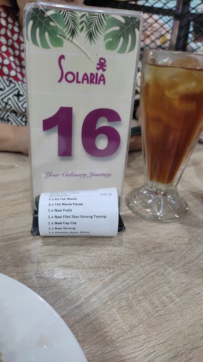 Menu Solaria - Mal Ciputra Semarang-10