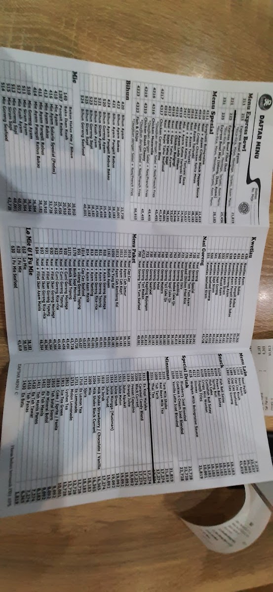 Menu Solaria - Mal Ciputra Semarang-9