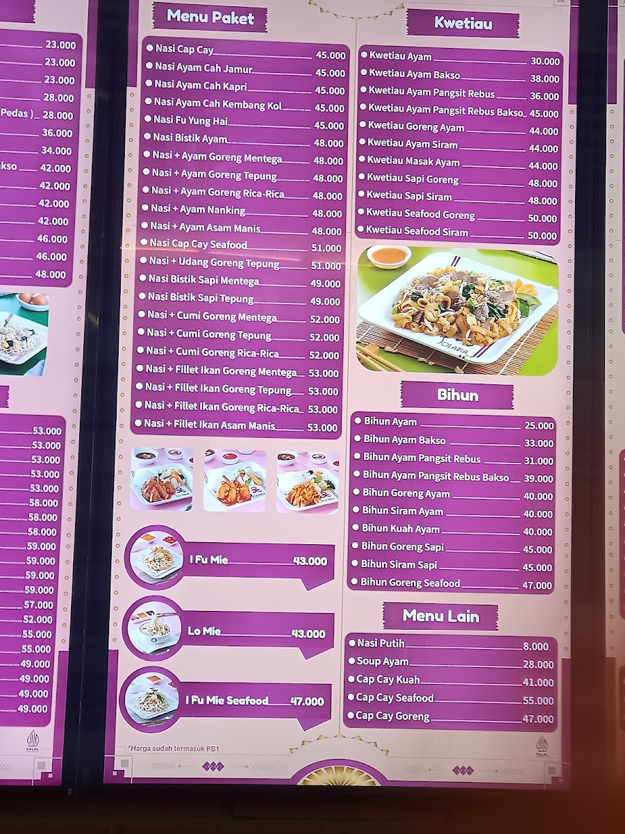 Menu Solaria Mall Of Serang-2