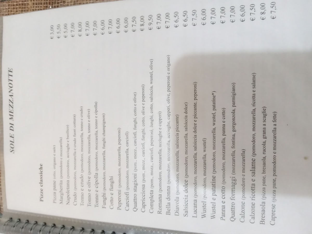 Menu Sole Di Mezzanotte-3