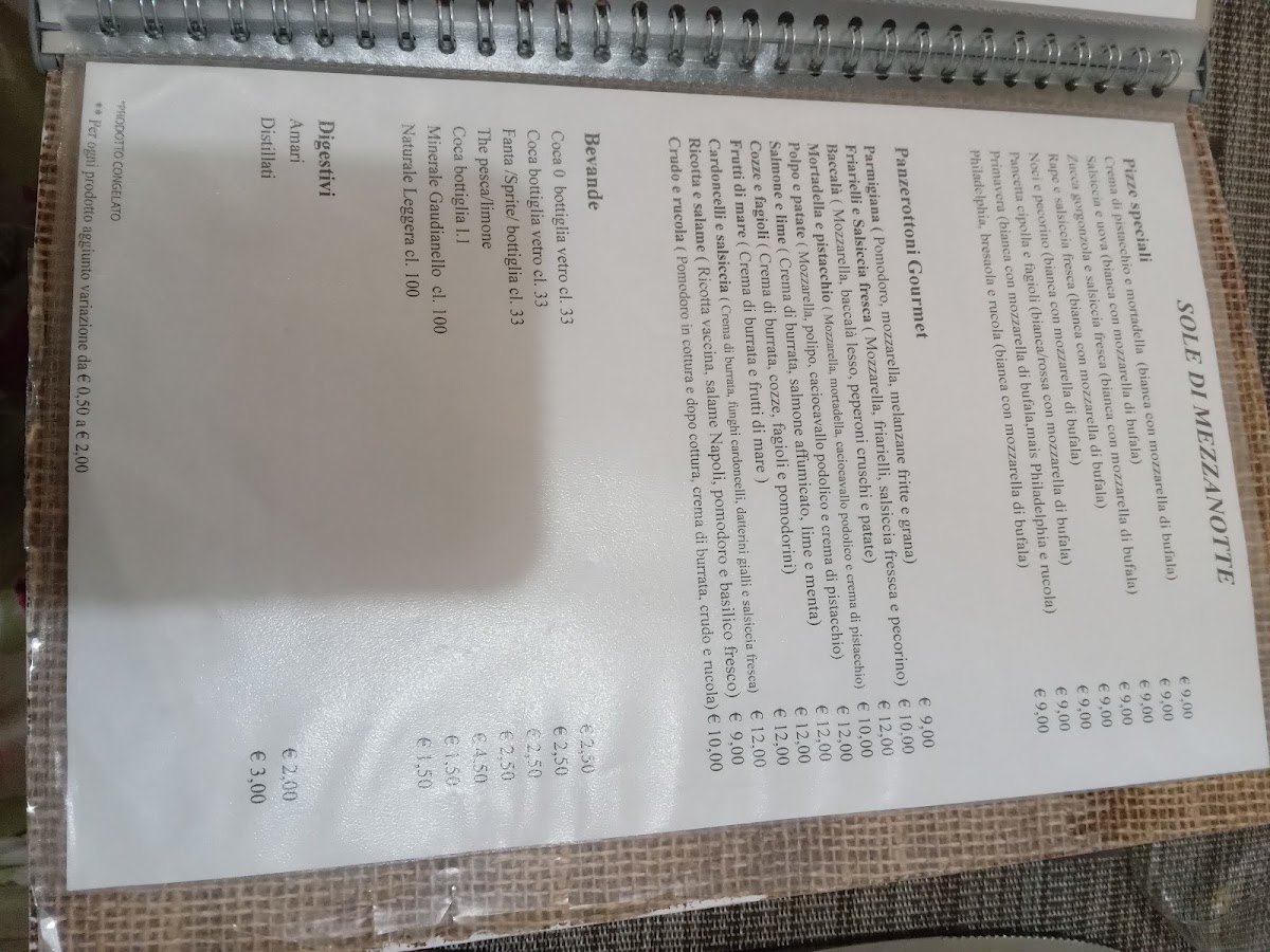 Menu Sole Di Mezzanotte-4