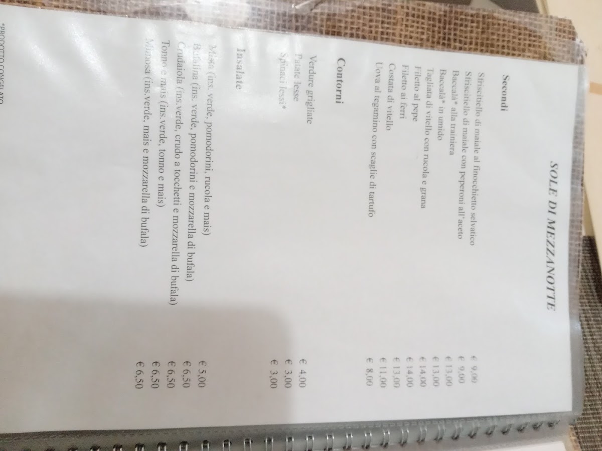 Menu Sole Di Mezzanotte-8