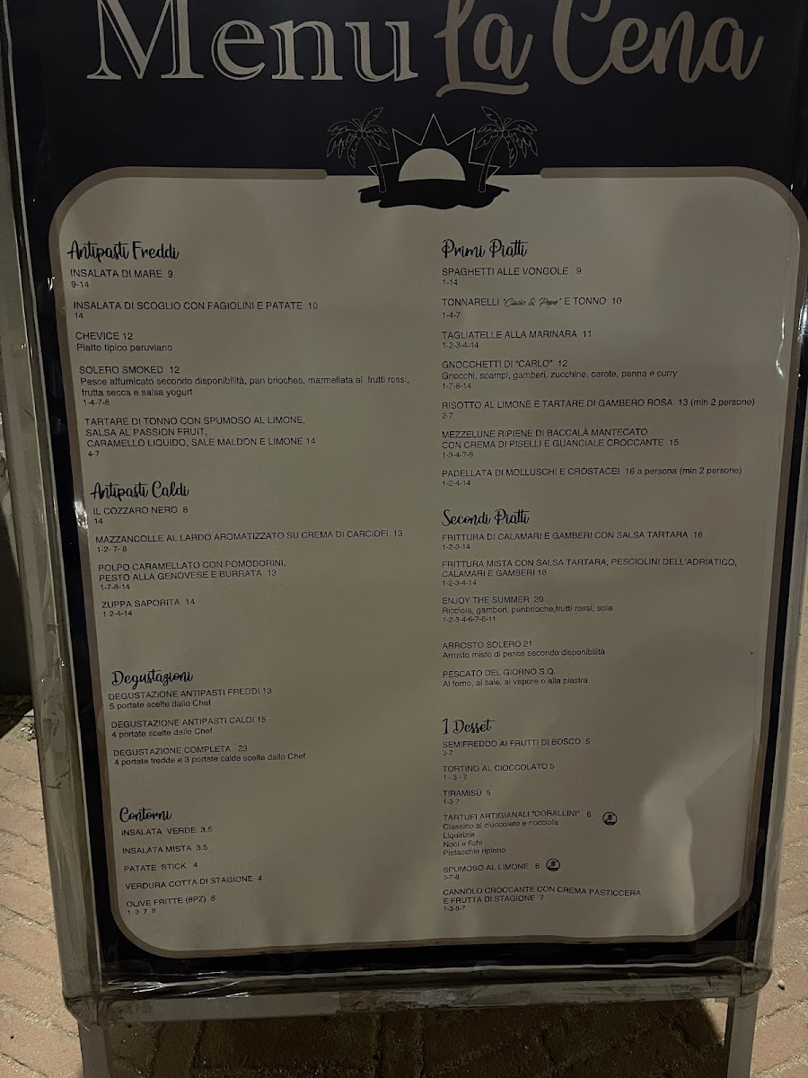 Menu Solero-1