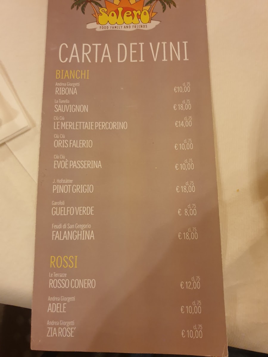Menu Solero-2