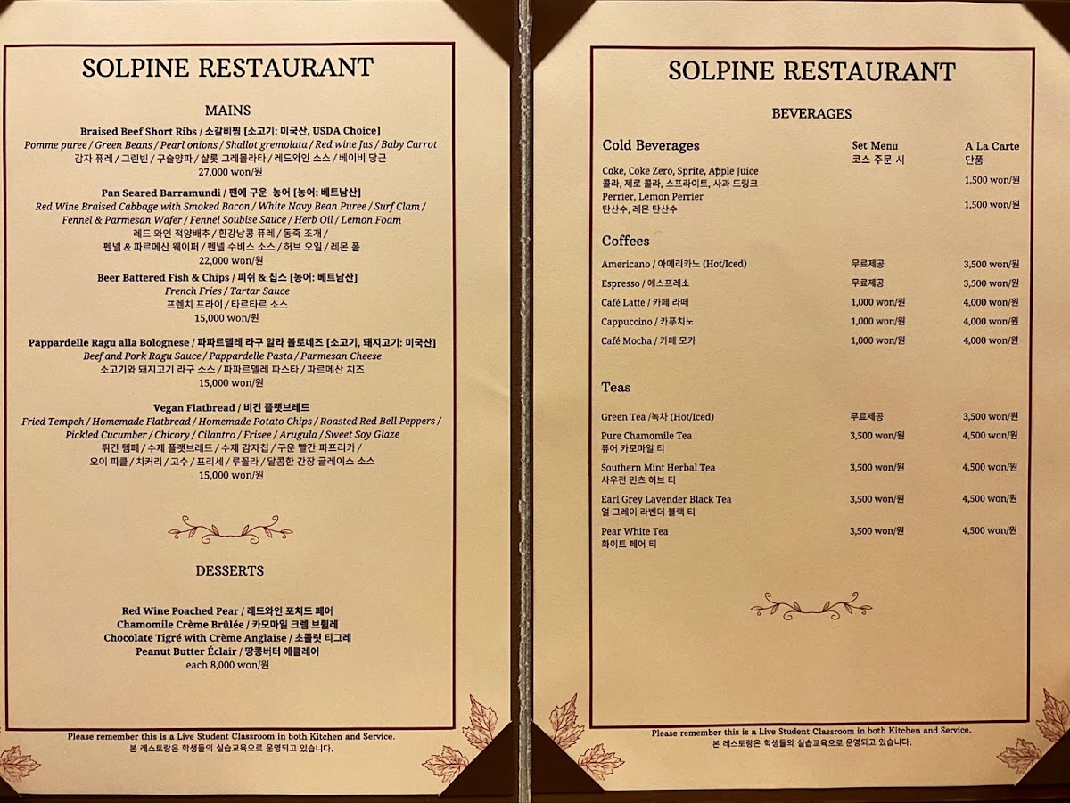 Menu Solpine International Restaurant-1