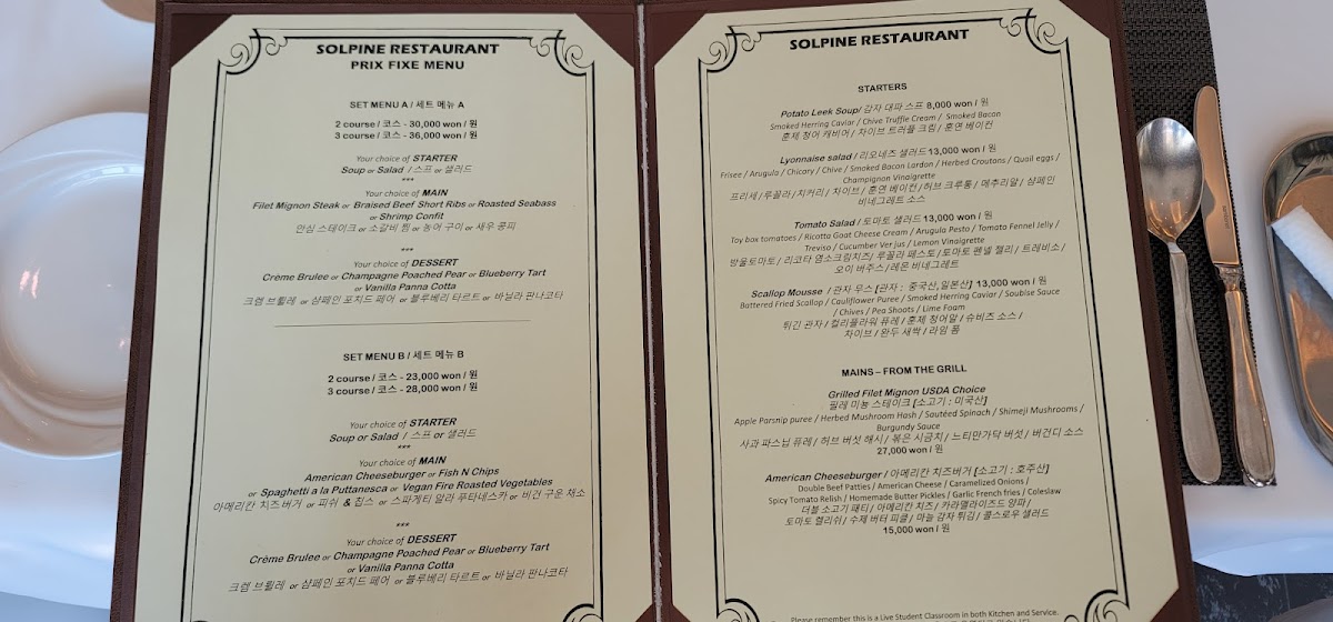 Menu Solpine International Restaurant-5