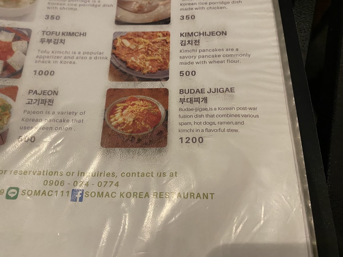 Menu Somac Korean Restaurant-9