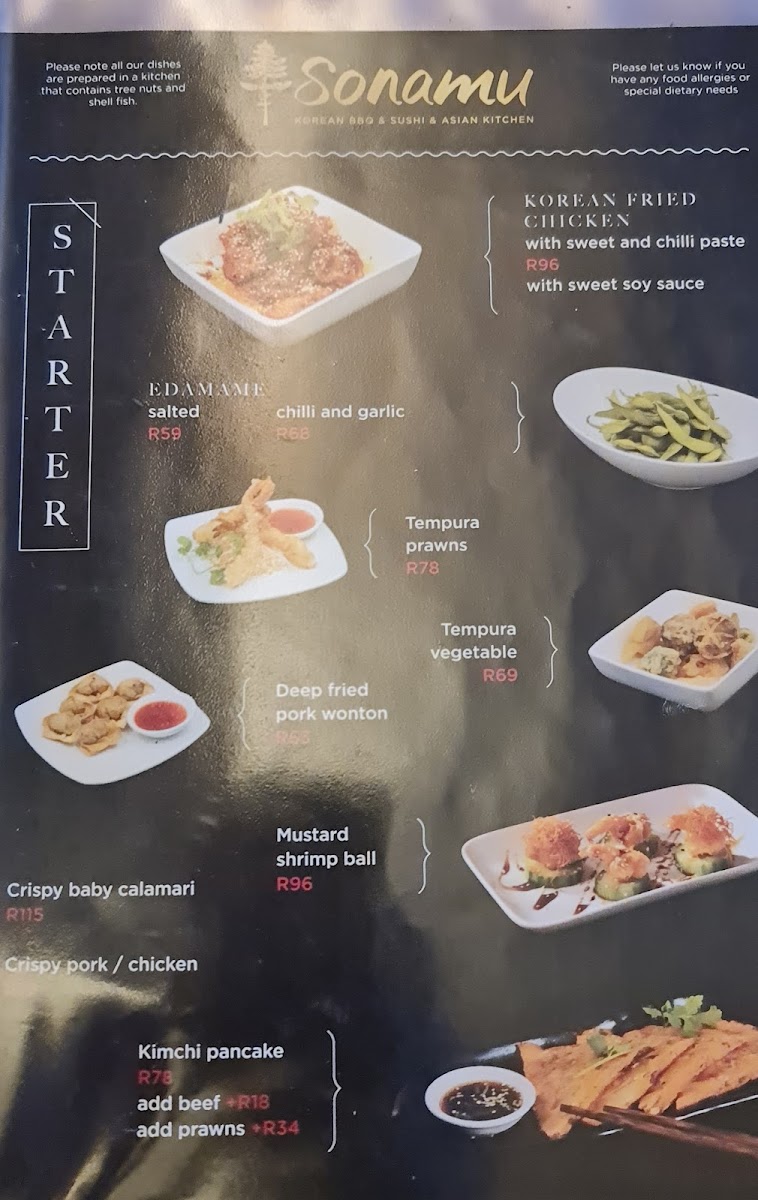 Menu Sonamu-9