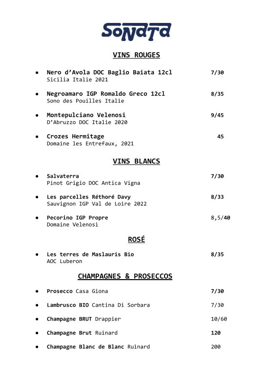 Menu Sonata Pizzeria-3