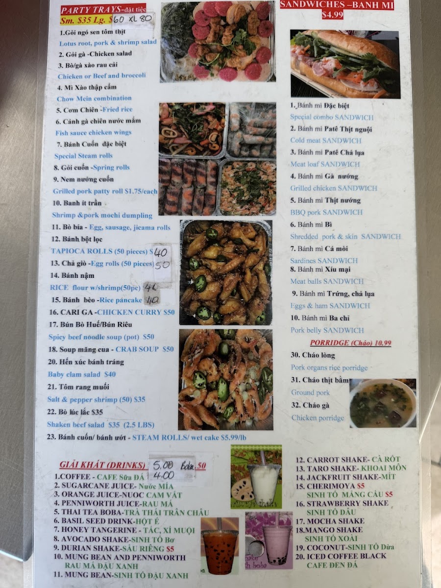 Menu Song Huong Food To Go-2