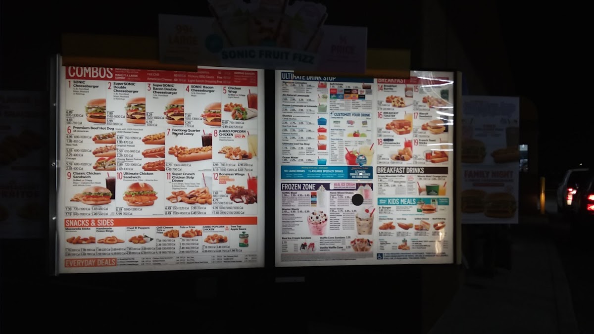 Menu Sonic Drive-In-7