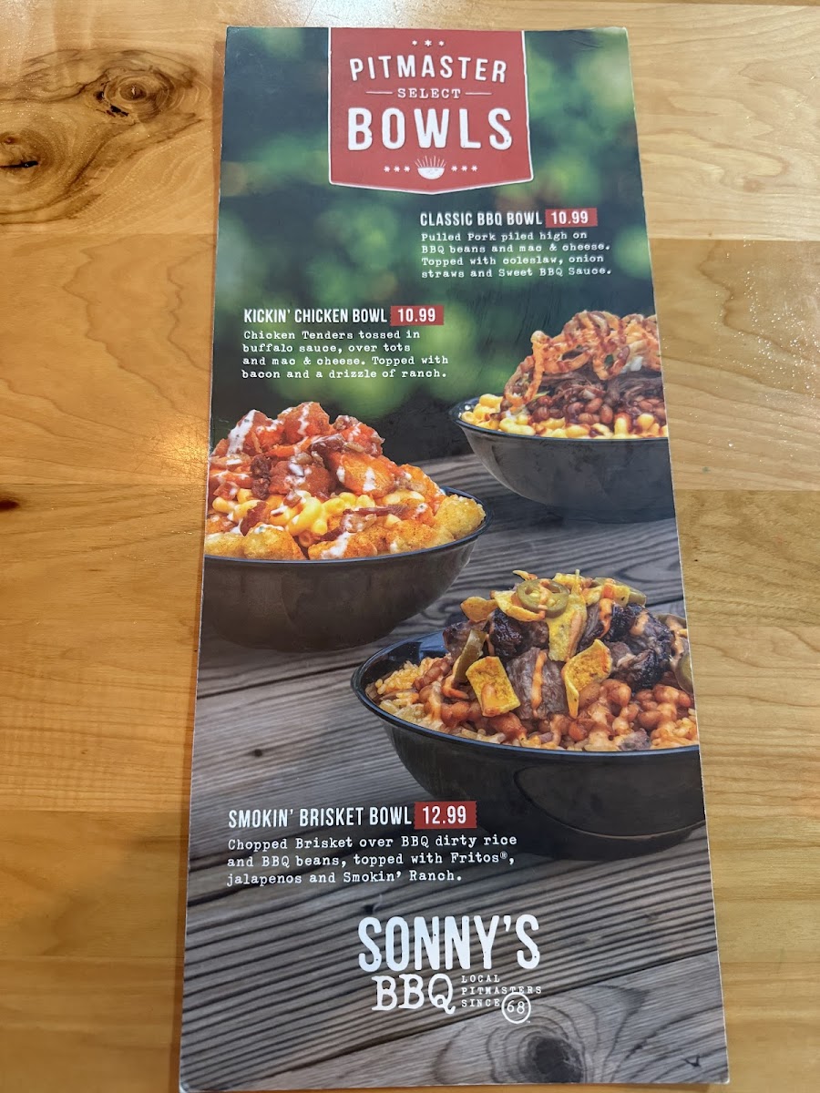 Menu Sonny's Bbq-8