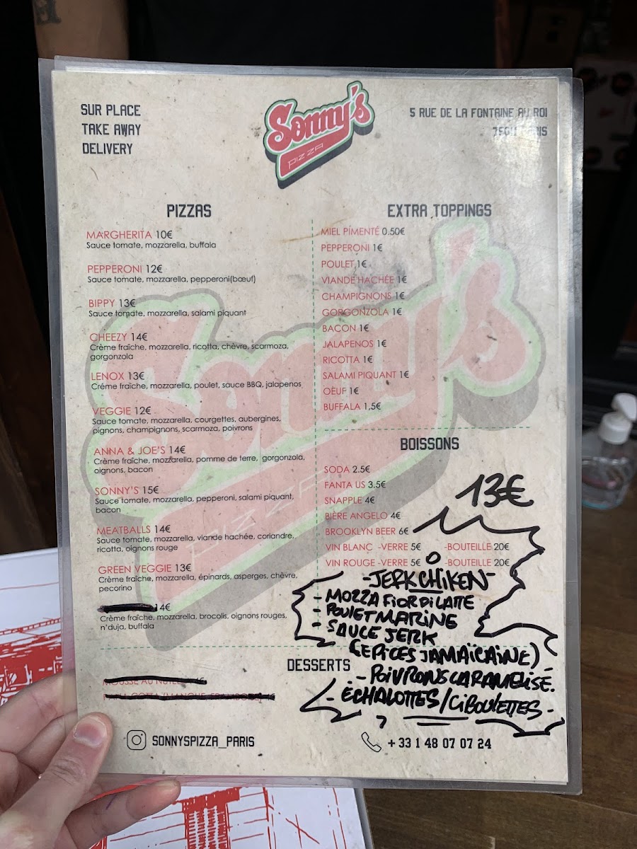 Menu Sonny’S Pizza-10