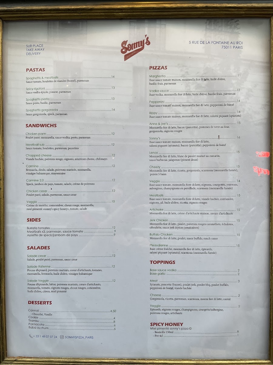 Menu Sonny’S Pizza-6