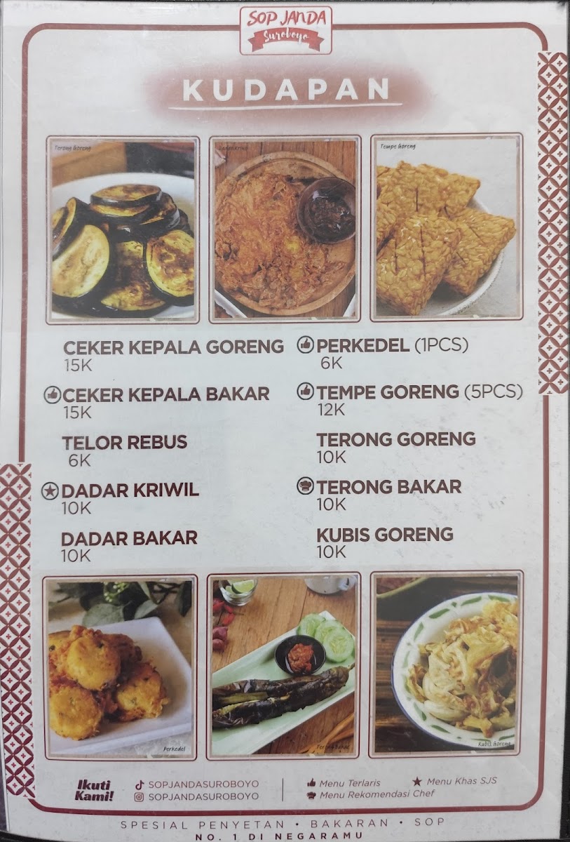 Menu Sop Janda Suroboyo - Merr-2