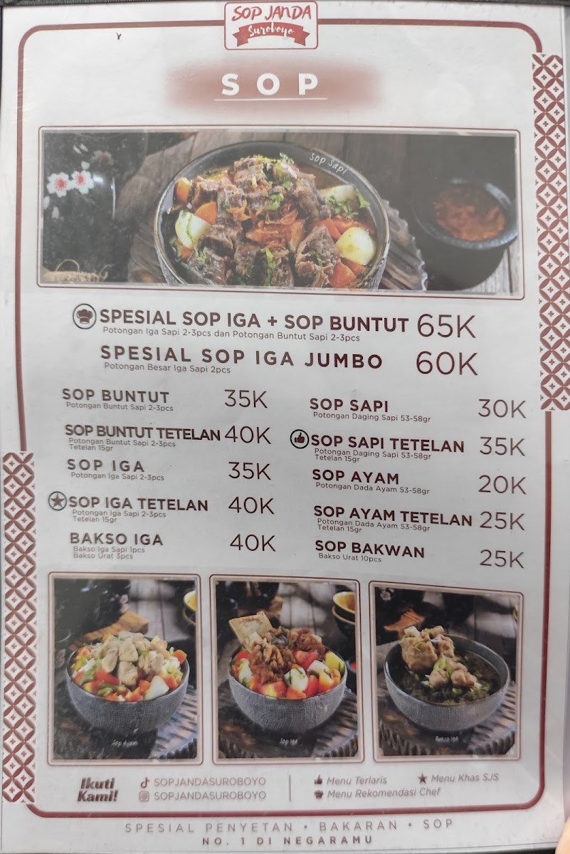 Menu Sop Janda Suroboyo - Merr-3