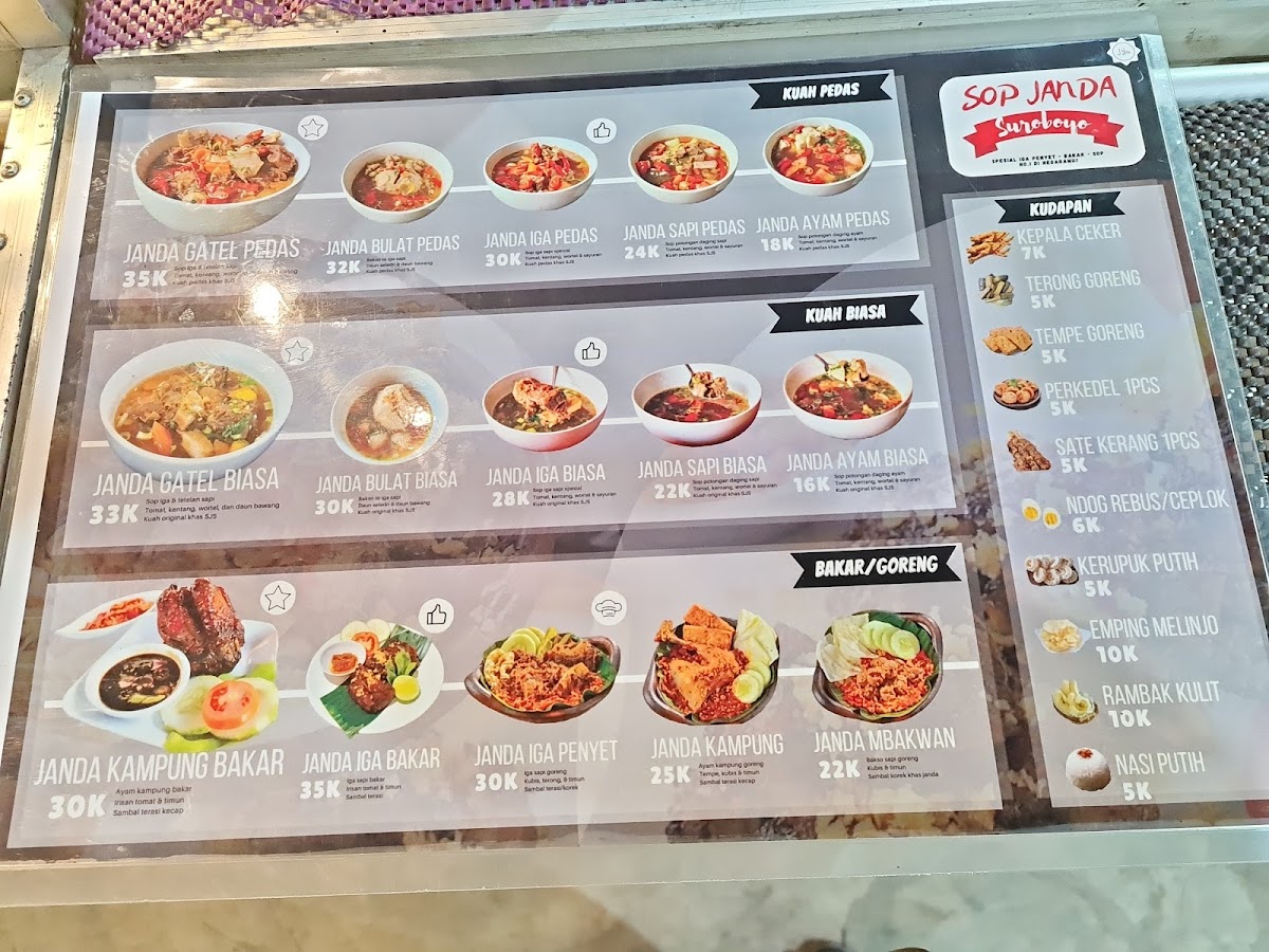 Menu Sop Janda Suroboyo - Merr-9