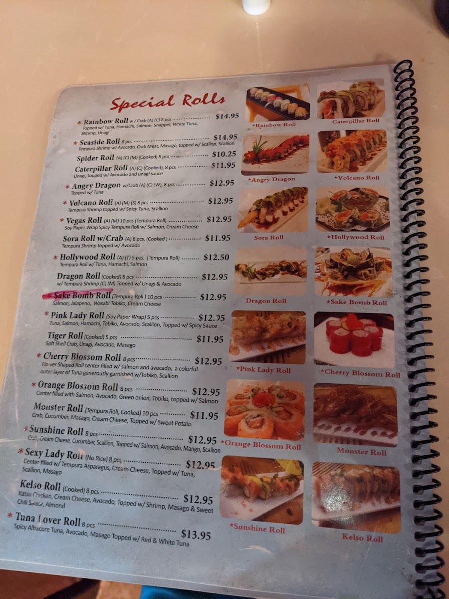 Menu Sora Sushi - Bend-10