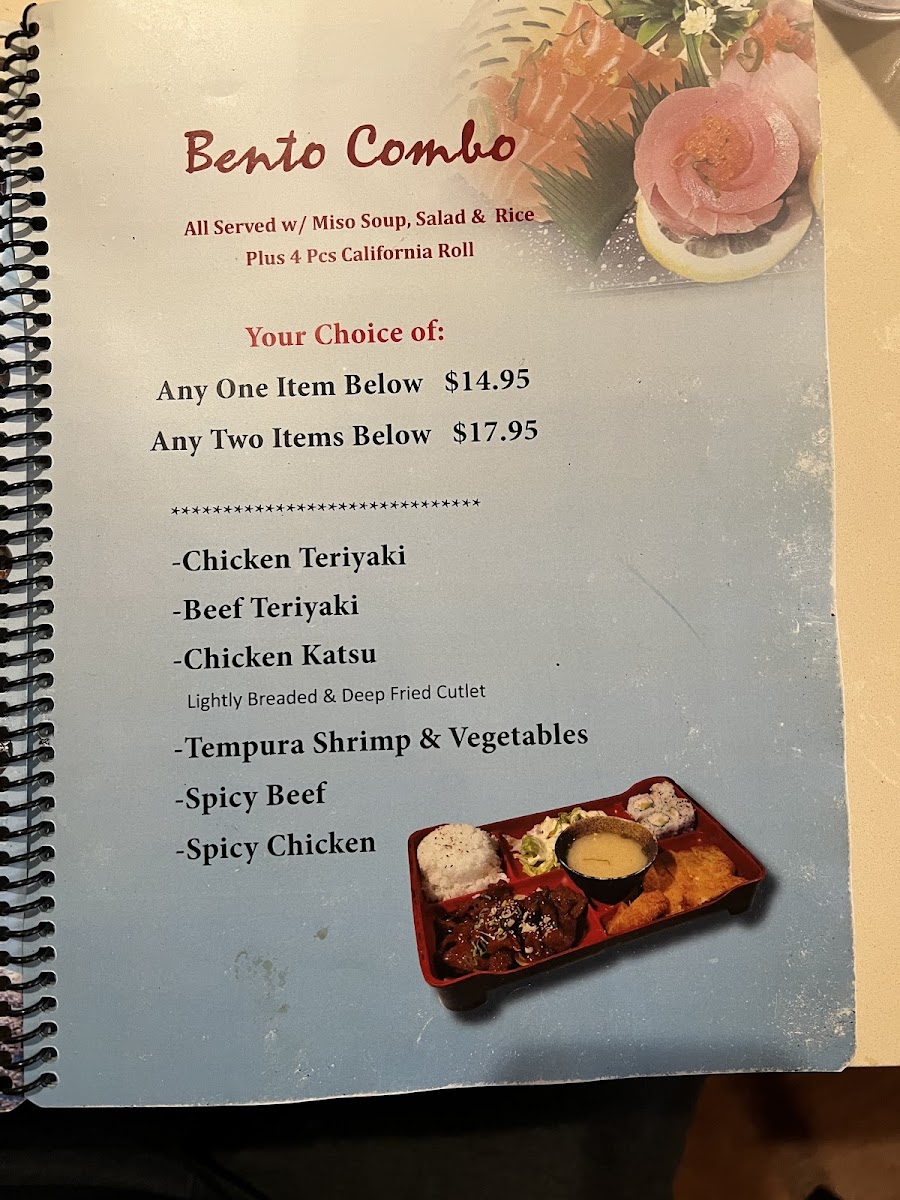 Menu Sora Sushi - Bend-4