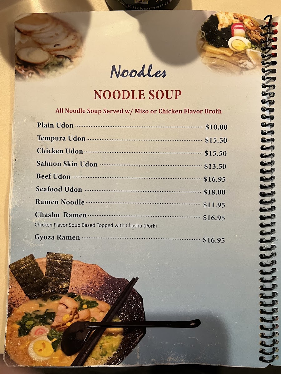 Menu Sora Sushi - Bend-5