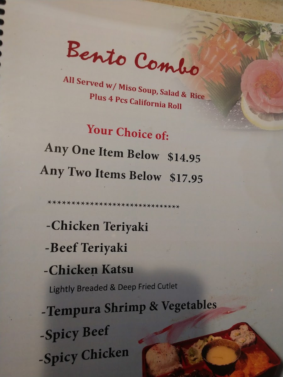 Menu Sora Sushi - Bend-7