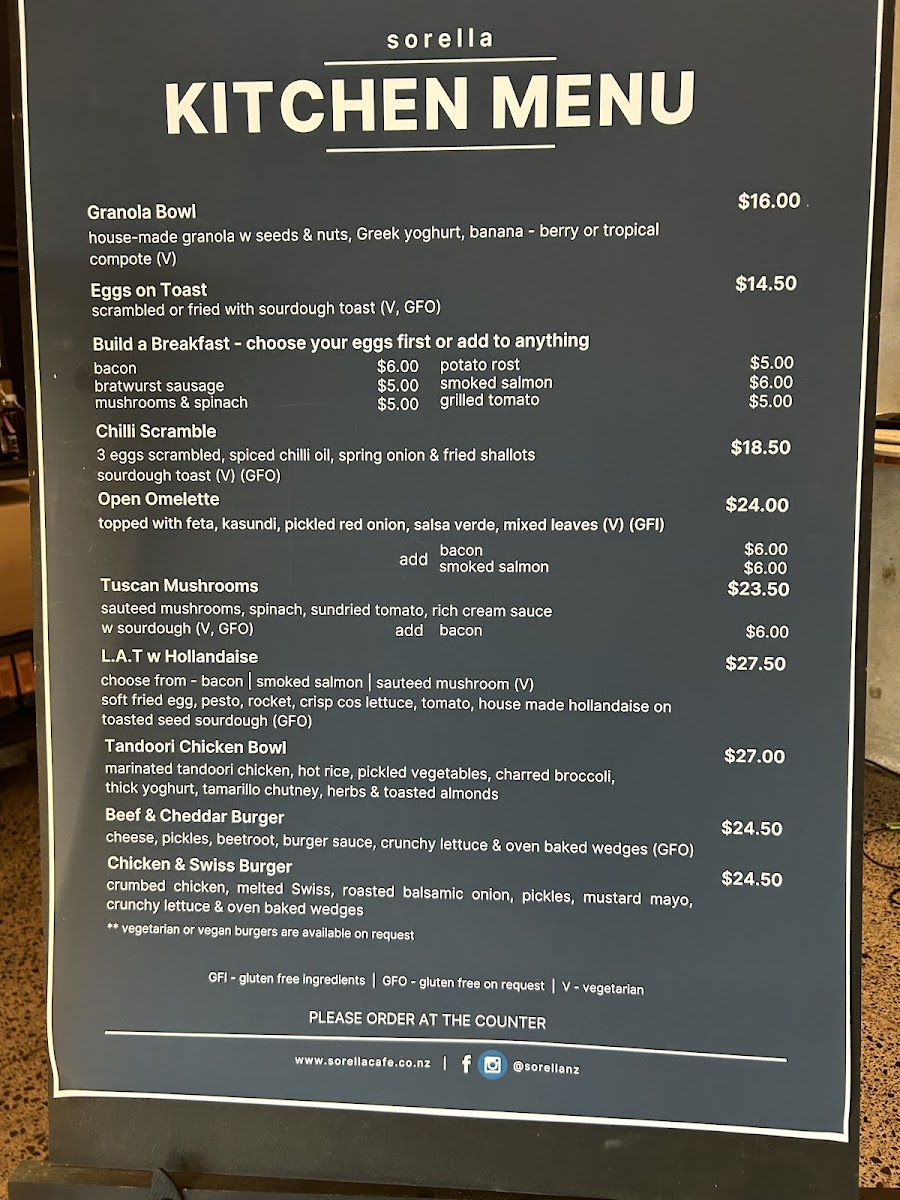 Menu Sorella Cafe-1