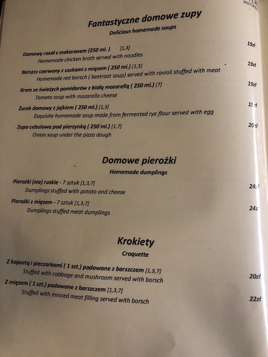 Menu „Sorrento Ristorante”-5