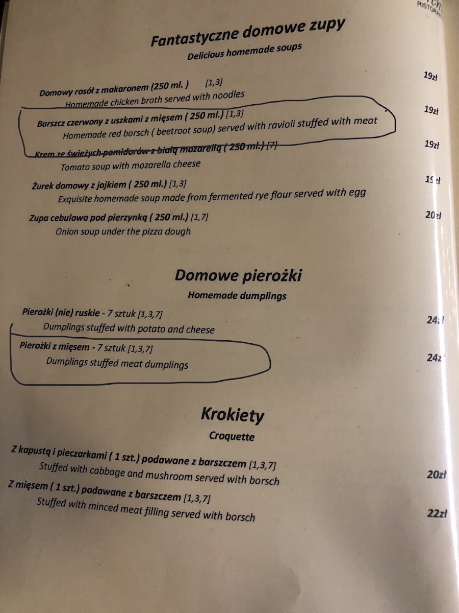 Menu „Sorrento Ristorante”-6