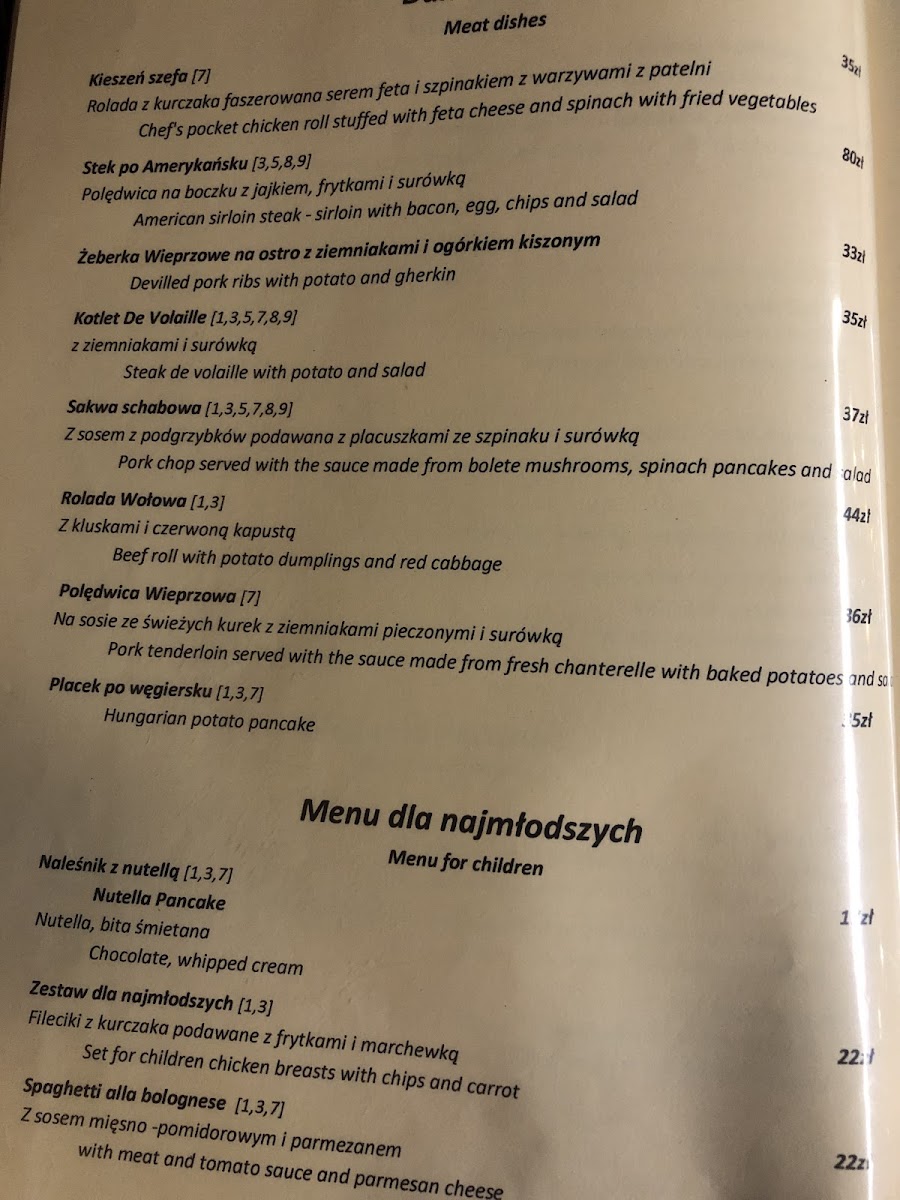 Menu „Sorrento Ristorante”-7