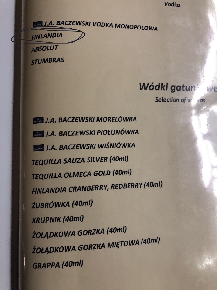 Menu „Sorrento Ristorante”-9