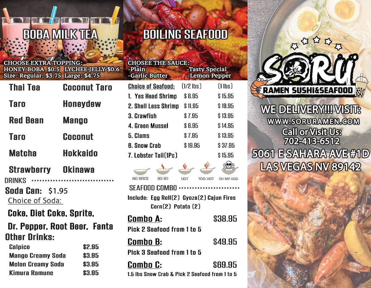 Menu Soru Ramen Sushi & Seafood-1