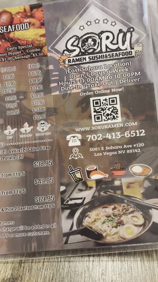 Menu Soru Ramen Sushi & Seafood-7