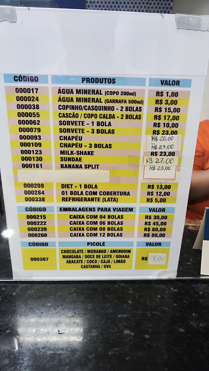 Menu Sorveteria Friberg (Unidade Praia)-1