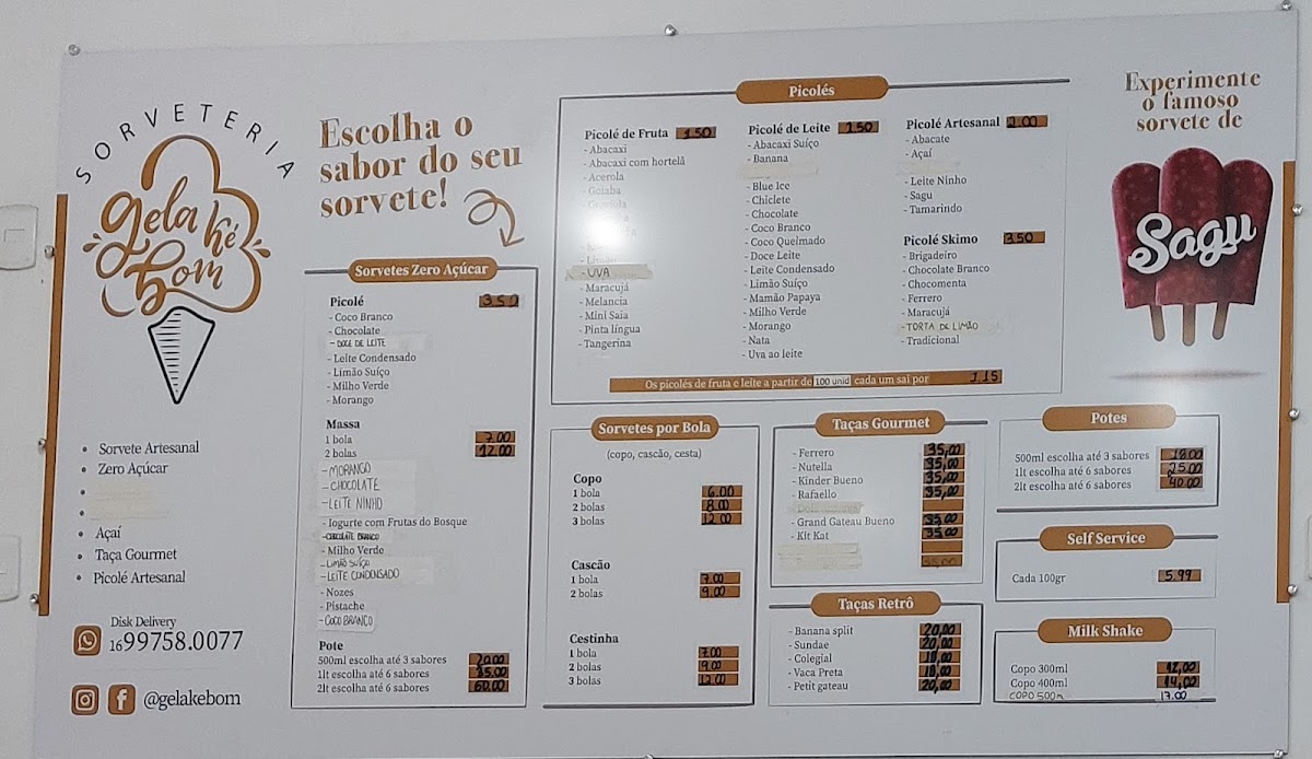 Menu Sorveteria Gelakébom - São Carlos-2