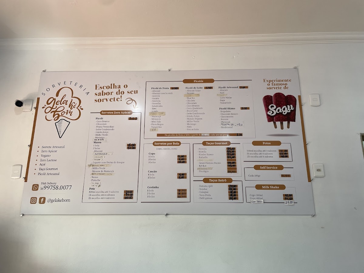 Menu Sorveteria Gelakébom - São Carlos-3