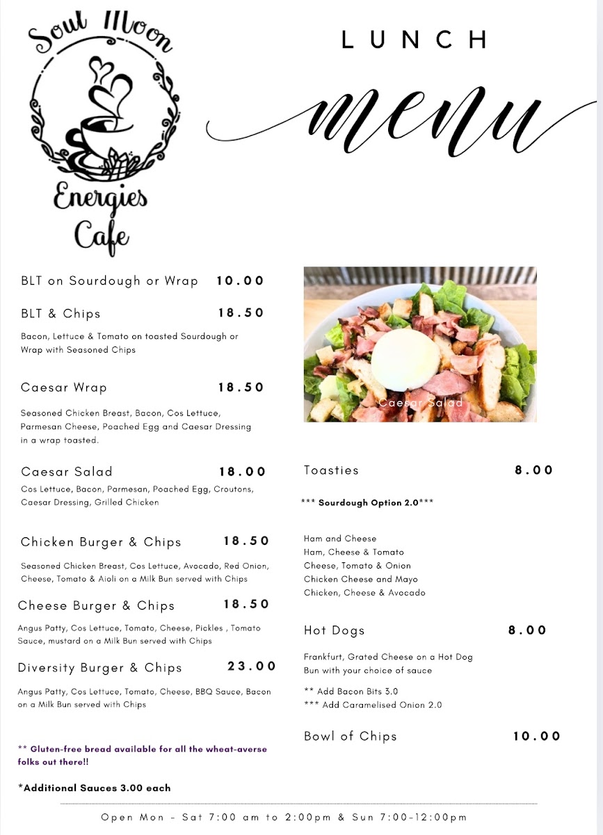 Menu Soul Moon Energies Cafe-2