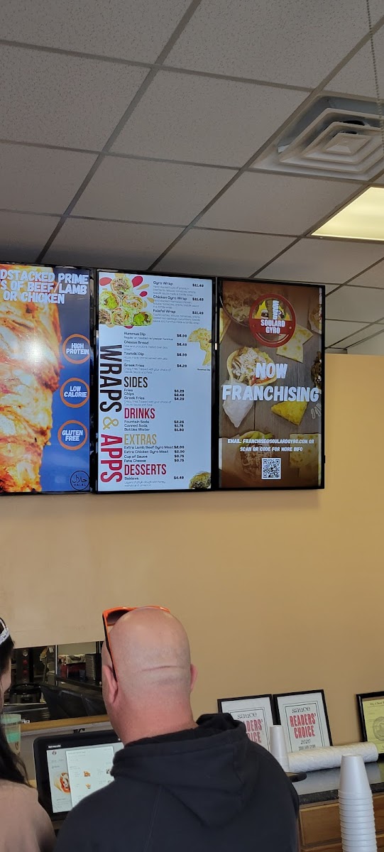 Menu Soulard Gyro-7