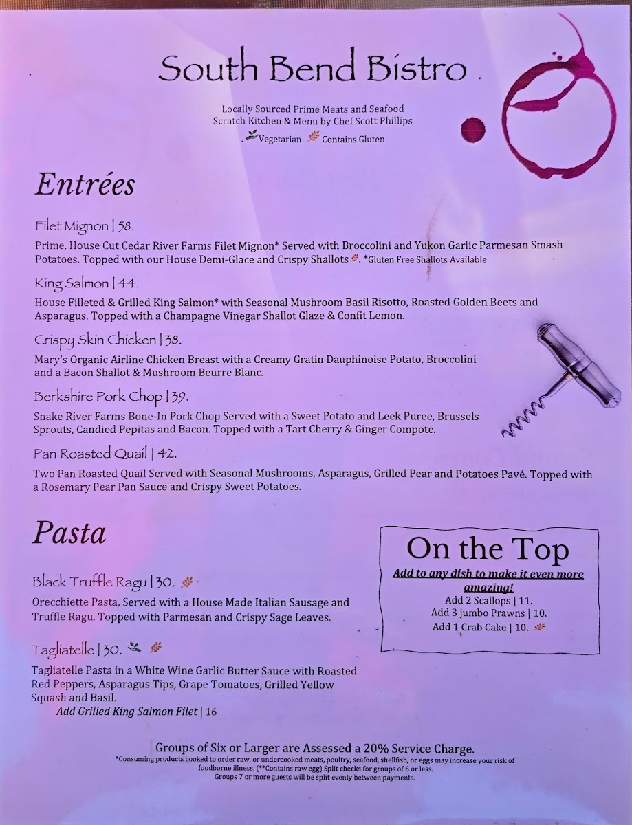 Menu South Bend Bistro-5