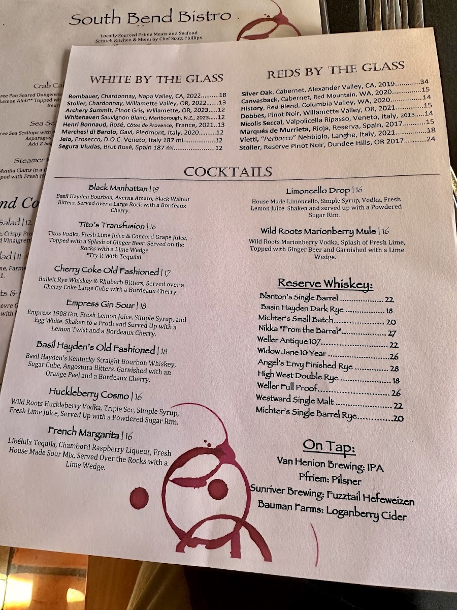 Menu South Bend Bistro-9