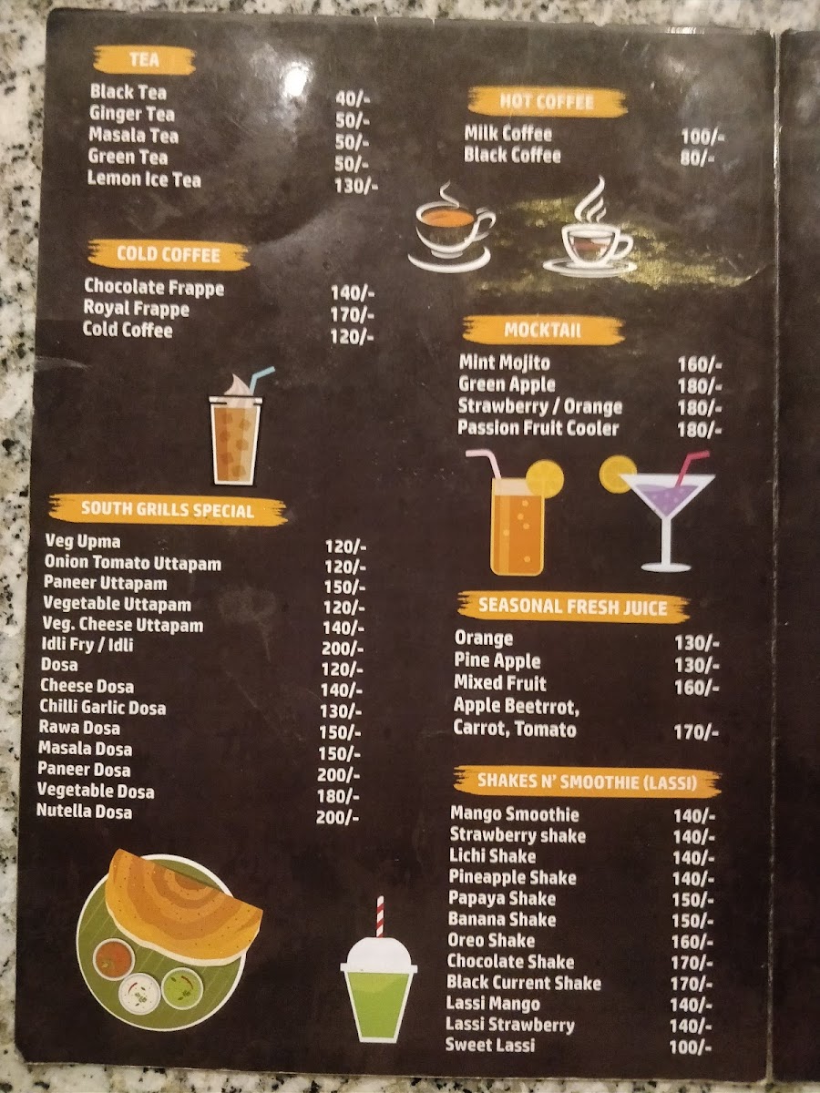 Menu South Grills Rooftop Restaurant-5