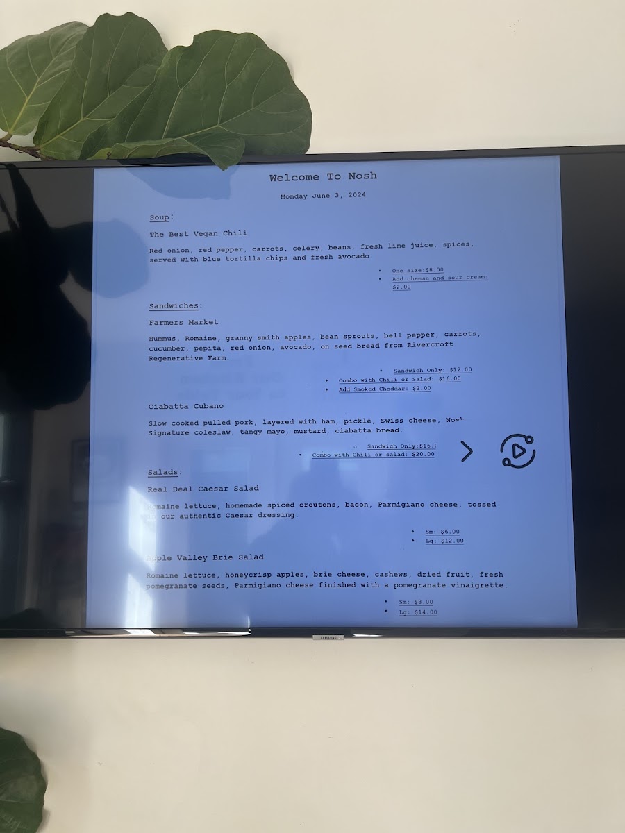 South Shore Homestyle Nosh Menu-2