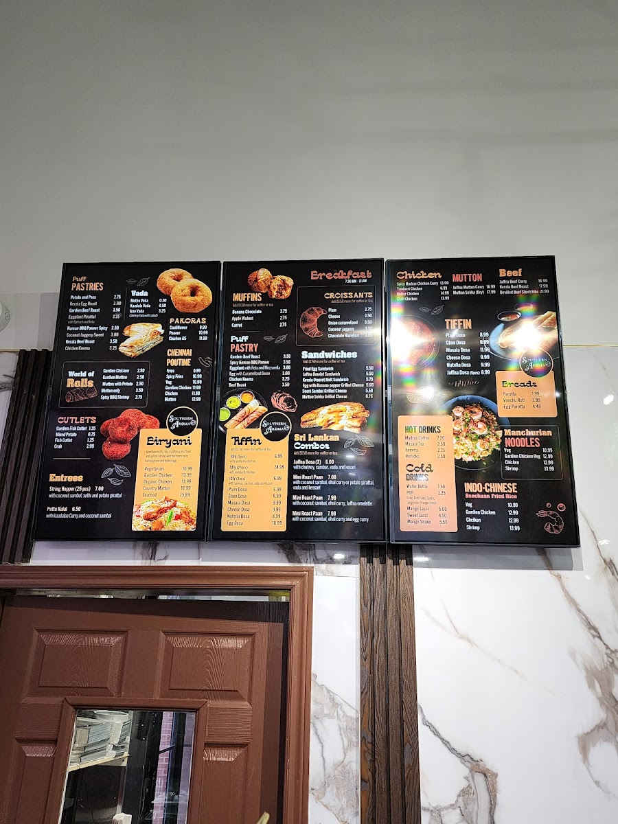 Menu Southern Aroma On The Go-2