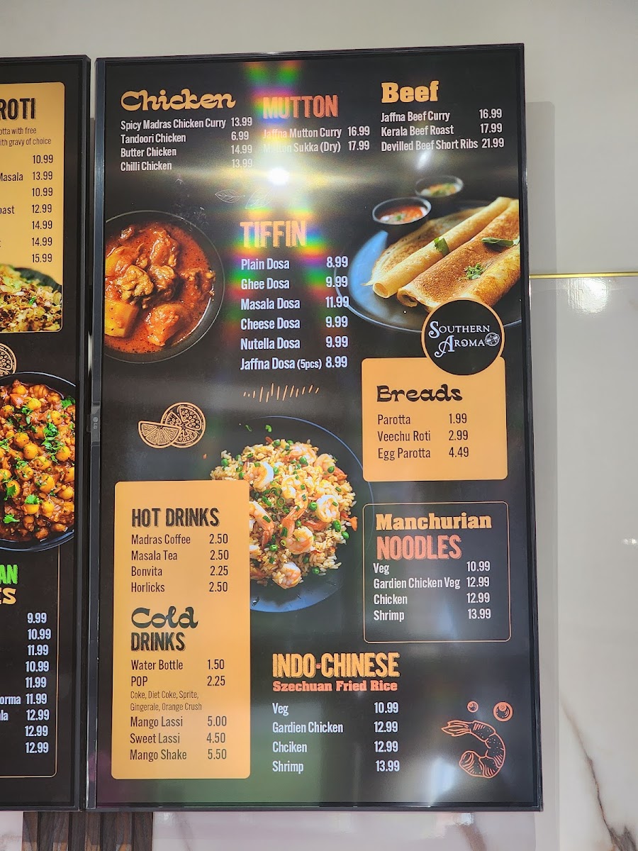 Menu Southern Aroma On The Go-5