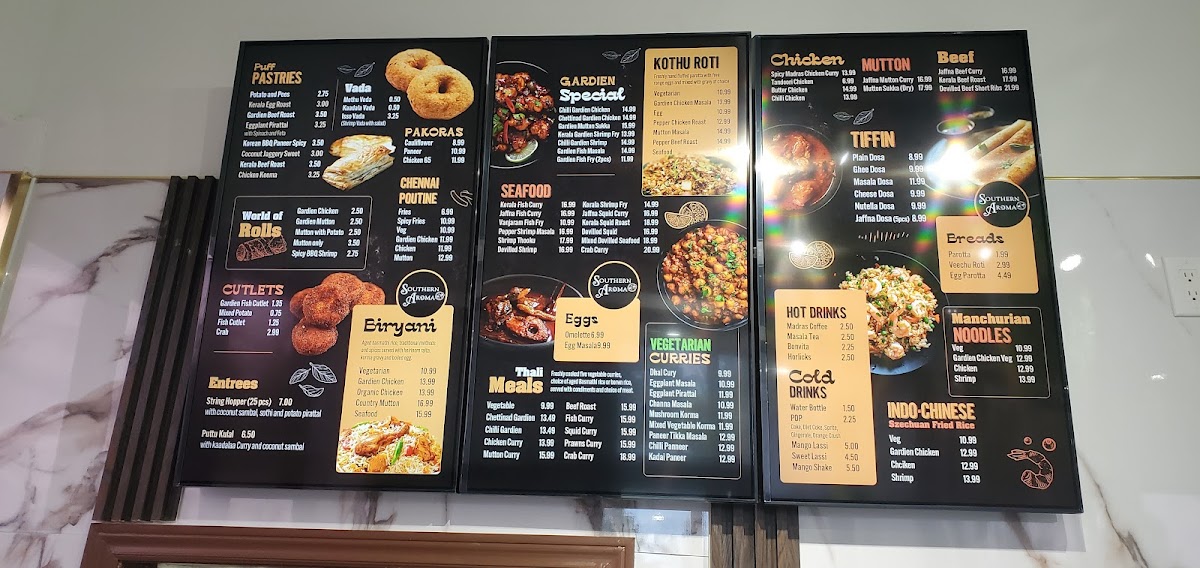 Menu Southern Aroma On The Go-7