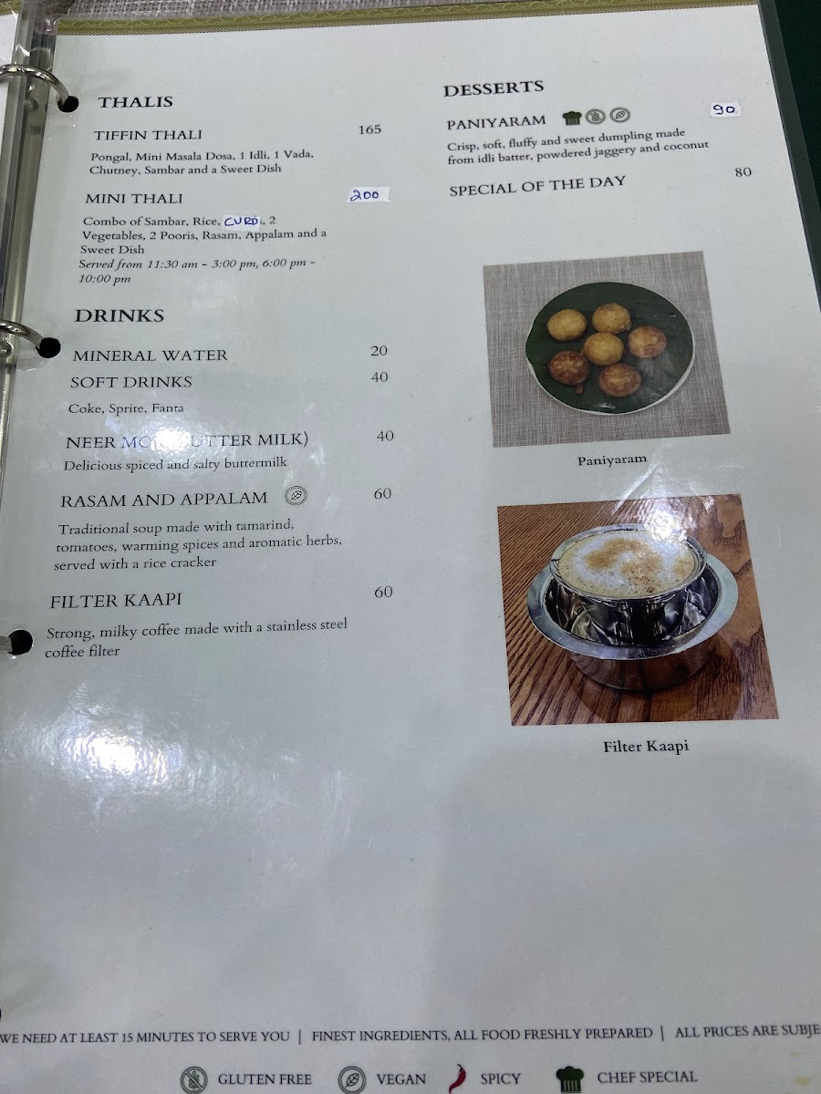 Menu Southern Delights - Pure Vegetarian South Indian-8
