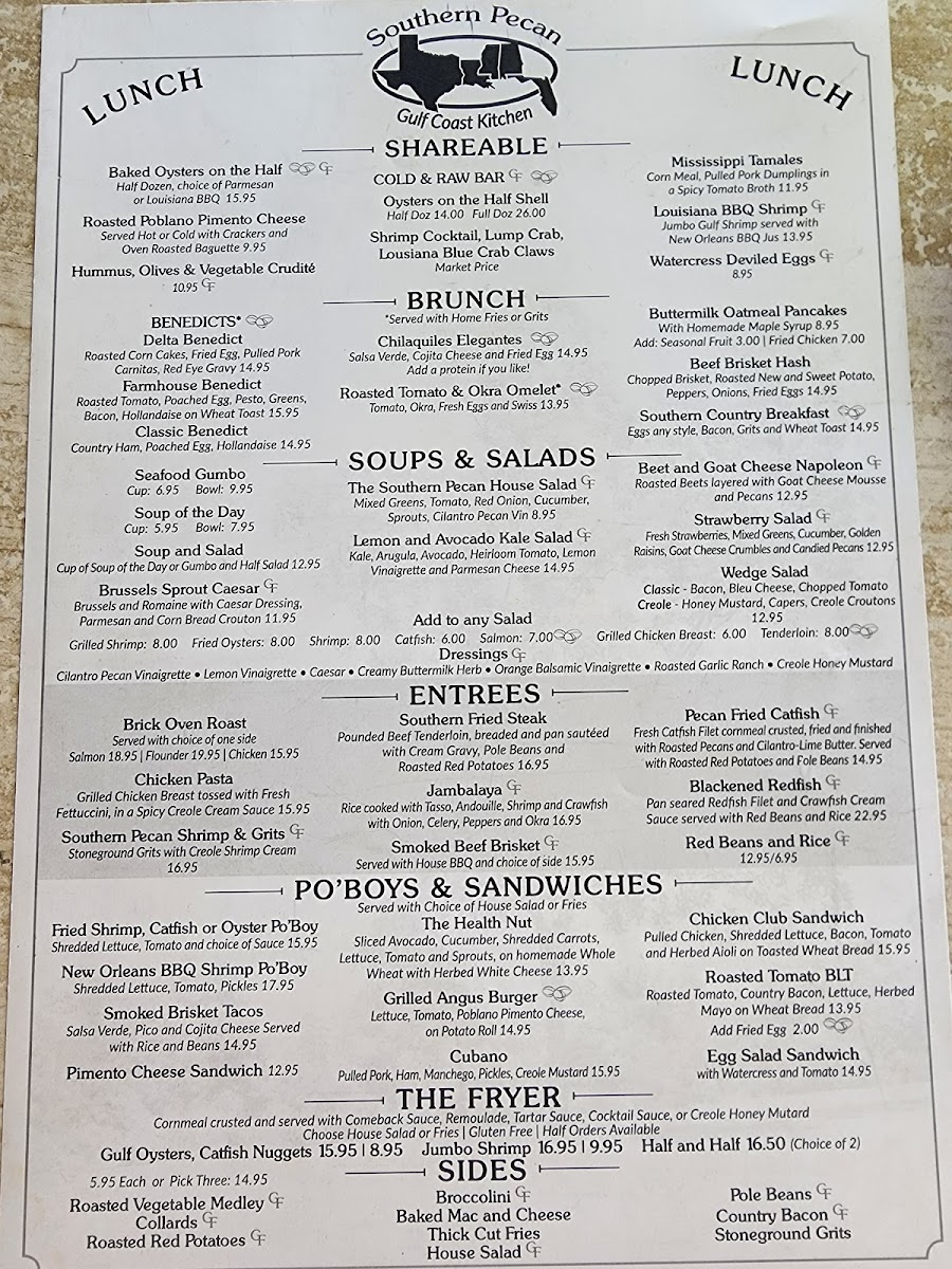 Menu Southern Pecan - Gulf Coast Kitchen-3