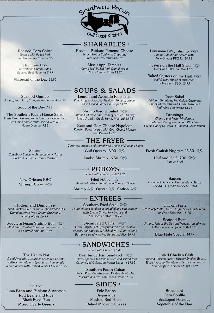 Menu Southern Pecan - Gulf Coast Kitchen-5